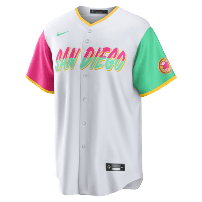 MLB San Diego Padres City Connect (Manny Machado) Men's Replica Baseball  Jersey. 