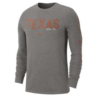 Texas Men's Nike College Long-Sleeve T-Shirt. Nike.com