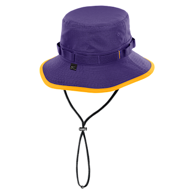 Gorro tipo pescador universitario Nike Dri-FIT para hombre LSU Tigers On-Field Apex Boonie