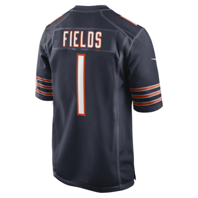 NFL Chicago Bears (Justin Fields) Men's Game American Football Jersey