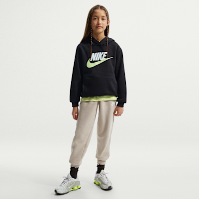 Sudadera con gorro para niños talla grande Nike Sportswear Club Fleece