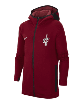 Подростковое худи Cleveland Cavaliers Showtime Big Kids' (Boys') Nike NBA Full-Zip Hoodie