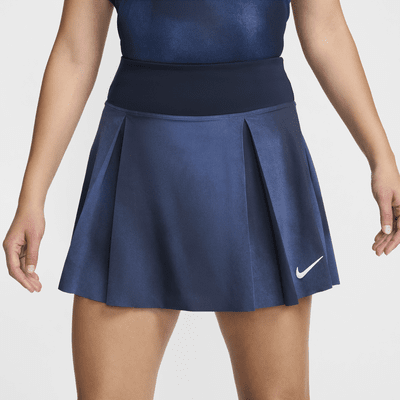 Dámská tenisová sukně Nike Advantage Dri-FIT s potiskem