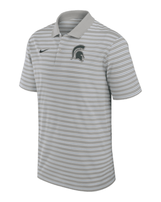 Мужские  Michigan State Spartans Primetime Victory Striped Nike Dri-FIT College Polo