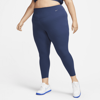 Leggings de cintura alta de 7/8 de baja sujeción para mujer Nike Zenvy (talla grande)