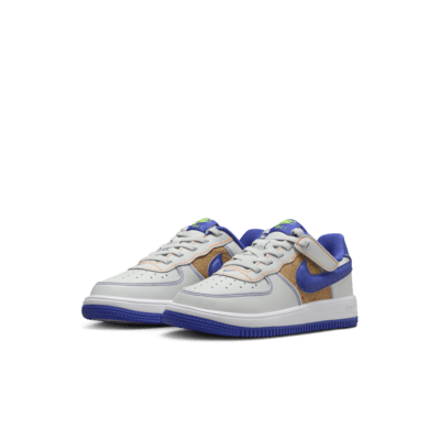 Tenis para niños de preescolar Nike Force 1 Low EasyOn