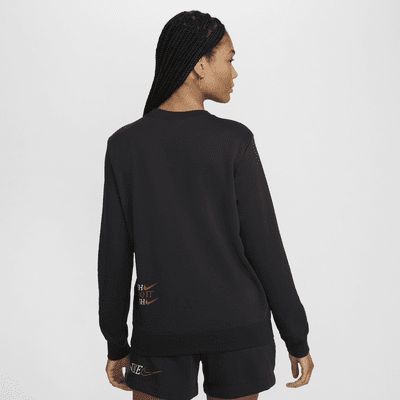 Sudadera de cuello redondo para mujer Nike Sportswear Club Fleece