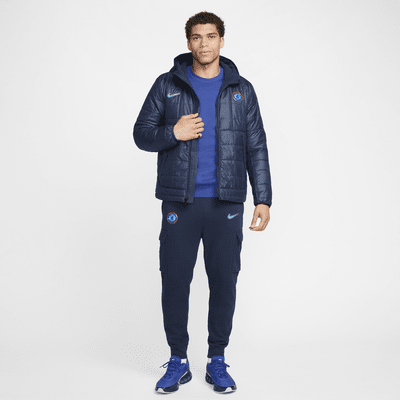 Chelsea F.C. Men's Nike Fleece-Lined Hooded Jacket