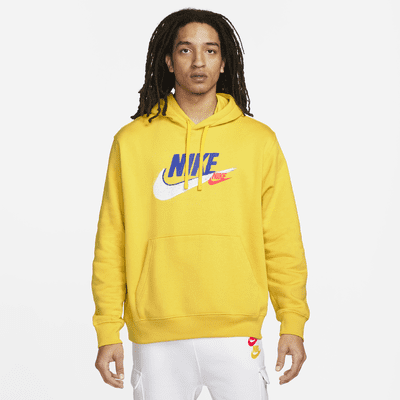 nike yellow pullover