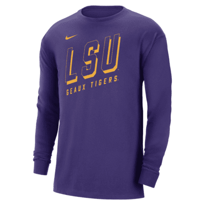 LSU Men's Nike College Long-Sleeve Max90 T-Shirt