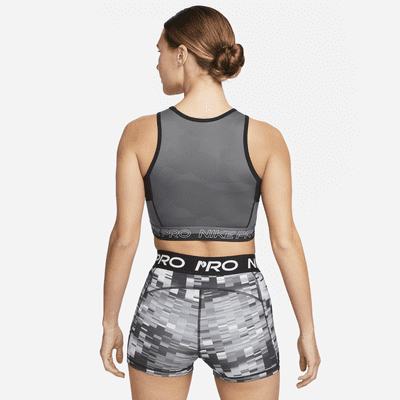 Nike Pro Dri-FIT rövid szabású női edzőtrikó