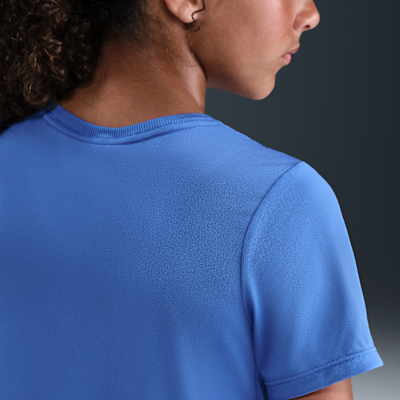 Haut à manches courtes Dri-FIT Nike One Fitted pour ado (fille)