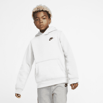 Youth white nike sweatshirt Clearance