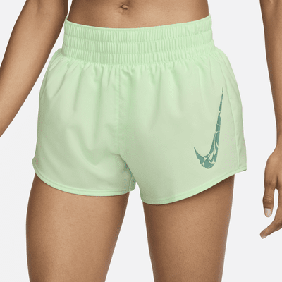 Shorts Dri-FIT de tiro medio de 8 cm con forro de ropa interior para mujer Nike One