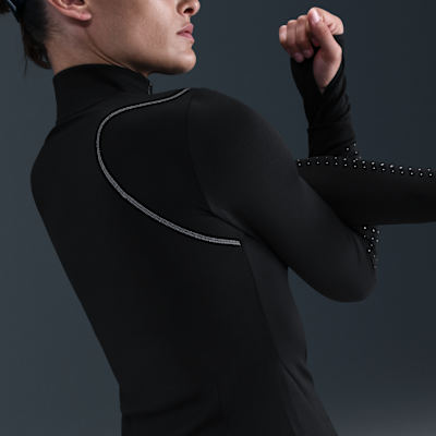 Löpartröja Nike Swift Therma-FIT ADV med kvartslång dragkedja och reflekterande designdetaljer för kvinnor