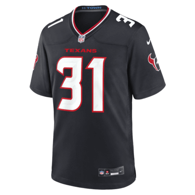 Jersey de fútbol americano Nike de la NFL Game para hombre Dameon Pierce Houston Texans