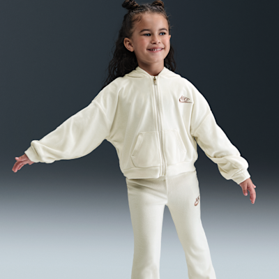 Nike Little Kids' 2-Piece Velour Flared Leggings Set