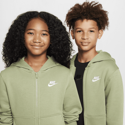 Nike Sportswear Club Fleece Big Kids' Full-Zip Hoodie