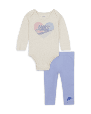 Детские тайтсы Nike Baby (3-9M) Doodle Dreamer Bodysuit and Leggings Set