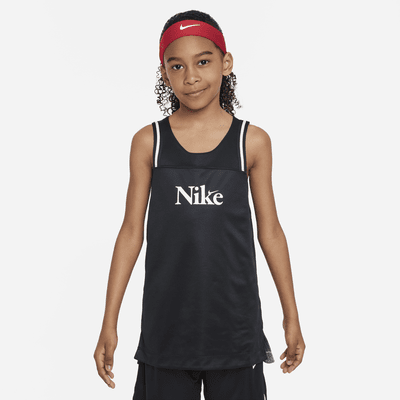 เสื้อแข่งบาสเก็ตบอลเด็กโตใส่ได้ 2 ด้าน Nike Culture of Basketball