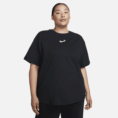 plus size white nike shirt