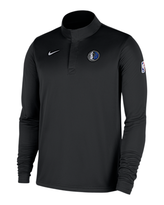 Мужские  Dallas Mavericks Nike Dri-FIT NBA 1/4-Zip Long-Sleeve Top