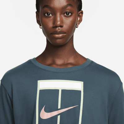 Nike Dri-FIT Slam Women's Long-Sleeve Crop T-Shirt. Nike.com