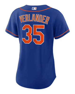 Justin Verlander Nike New York Mets Road Authentic Player Jersey