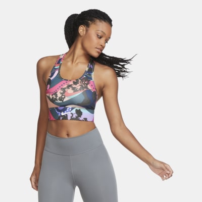 nike floral sports bra