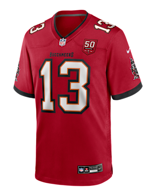 Мужские джерси Mike Evans Tampa Bay Buccaneers 50th Anniversary Nike NFL Game Jersey