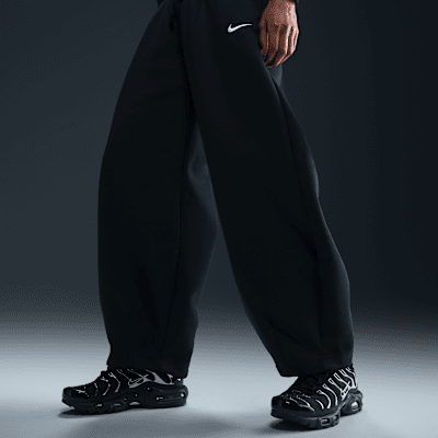 Pants entallados oversized de tiro medio para mujer Nike Sportswear Phoenix Fleece