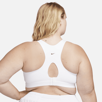 Brassière de sport rembourrée à maintien supérieur avec zip avant Nike Alpha pour femme