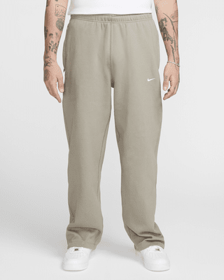 Мужские  Nike Solo Swoosh Open-Hem Fleece Pants