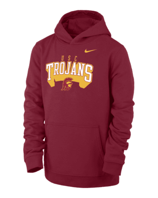 Подростковое худи USC Club Fleece Big Kids' (Boys') Nike College Pullover Hoodie