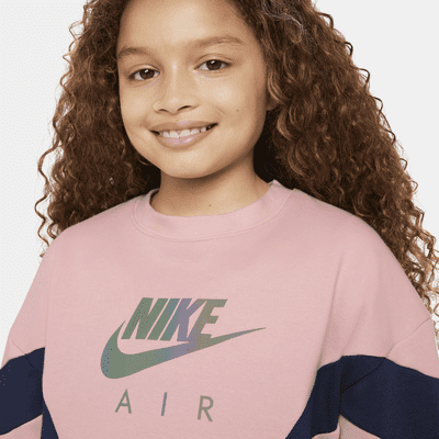 Sudadera de French Terry para niña talla grande Nike Air