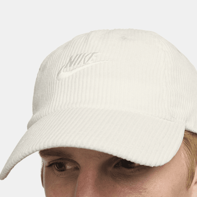 Nike Club Cap Unstructured Corduroy Cap. Nike CA