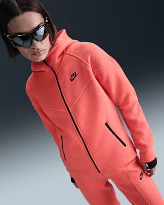 Женское худи Nike Sportswear Tech Fleece Windrunner Full-Zip Hoodie для бега