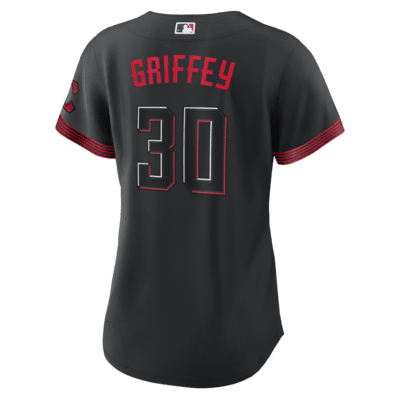 MLB Cincinnati Reds City Connect (Ken Griffey Jr.) Women's Replica Baseball  Jersey.