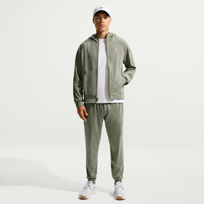 Felpa ad alte prestazioni con cappuccio, zip a tutta lunghezza e protezione UV Dri-FIT Nike Primary NanoKnit – Uomo