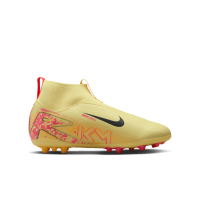 Chaussure de foot montante à crampons AG Nike Jr. Mercurial Superfly 10 Academy « Kylian Mbappé » pour ado