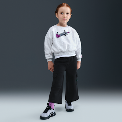 Nike Essentials Toddler Graphic Crew and Cargo Pants Set