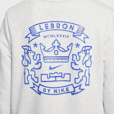 LeBron Standard Issue Dri-FIT kosárlabdás kapucnis pulóver nagyobb gyerekeknek