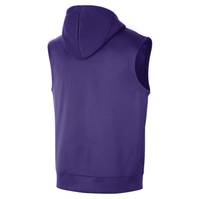 Felpa con cappuccio senza maniche Los Angeles Lakers Spotlight Nike Dri-FIT NBA – Uomo