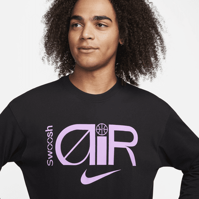 Playera de básquetbol de manga larga para hombre Nike Max90