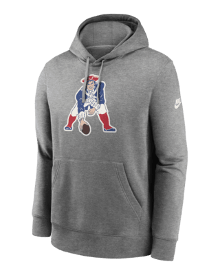 Мужское худи New England Patriots Rewind Club Logo Men’s Nike NFL Pullover Hoodie