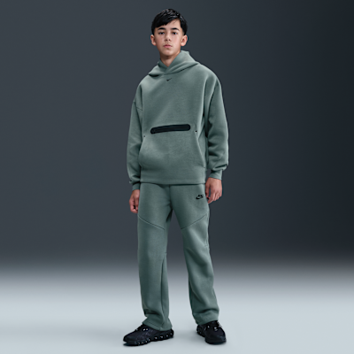 Sudadera con gorro sin cierre oversized para niño talla grande Nike Sportswear Tech Fleece