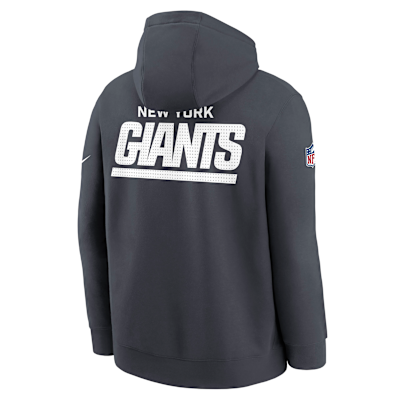 New York Giants Sideline Club Big Kids' Nike NFL Pullover Hoodie