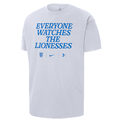 Everyone Watches Women's Sports™ "England" Nike by TOGETHXR Soccer T-Shirt