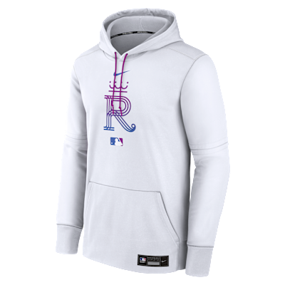 Kansas City Royals Authentic Collection City Connect Men's Nike Therma MLB Pullover Hoodie from Nike - $100
