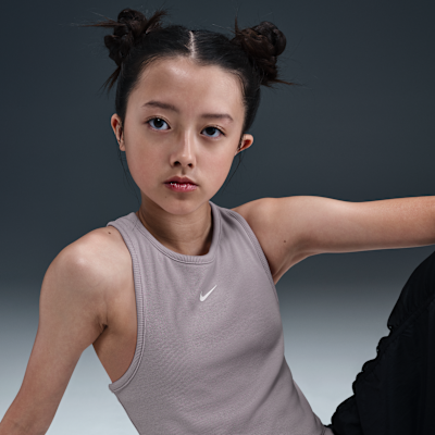 Nike Sportswear geribde tanktop voor meisjes